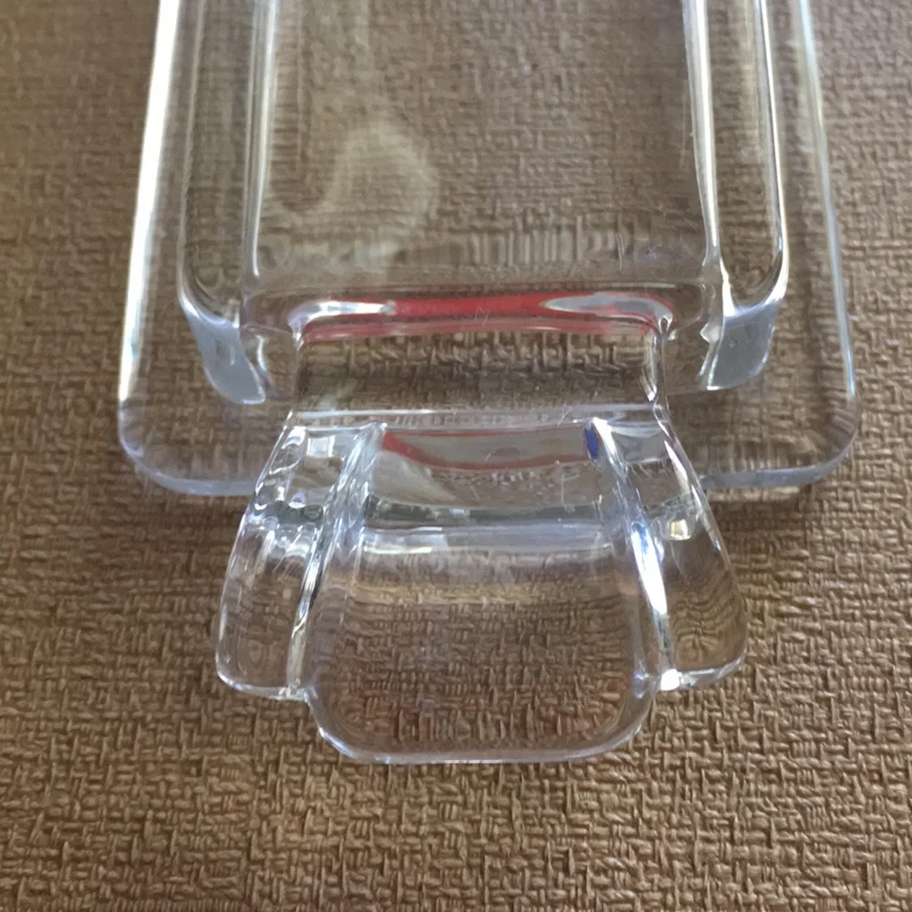 RARE Vintage Heisey Victorian Clear 1/4 Pound Covered Butter Dish with Handles